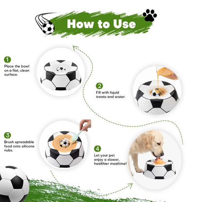 No Mess Slow Feeder Dog Lick Mat with Suction Cups