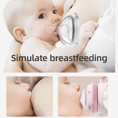 Wide Neck Anti Colic Baby Feeding Bottles with Handles and Straw